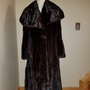 Mink Fur Long Coat
